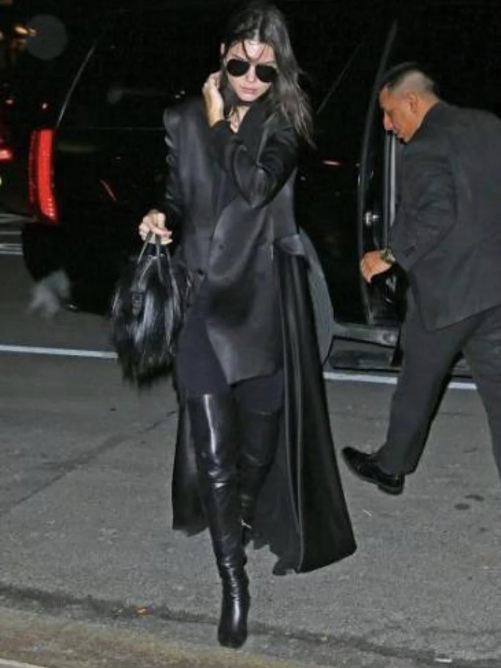 Gianvito Rossi Black Leather Over-the-Knee Stiletto Boots 38